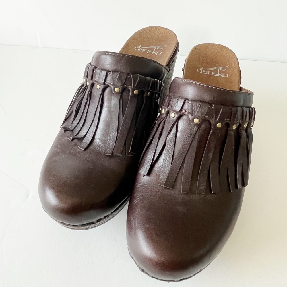 Dansko Women's Deni Mule Clog in Brown